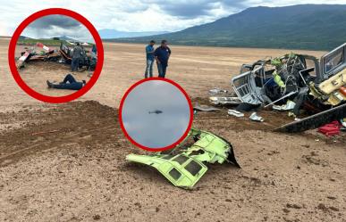 Se desploma helicóptero en Jalisco; hay cuatro personas heridas (VIDEO)