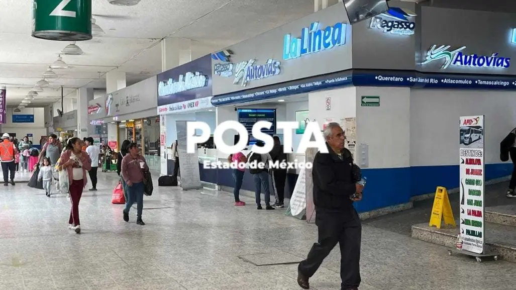 Aumenta afluencia en Terminal de Toluca por vacaciones de verano