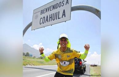 Tiktoker Shin Fujiyama llega a Saltillo en su reto de correr hasta Honduras