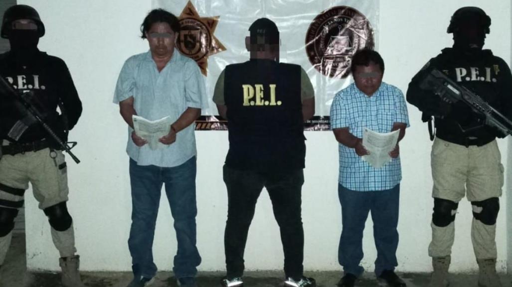 SSP Yucatán detuvo a dos sujetos a su salida del CERESO de Mérida