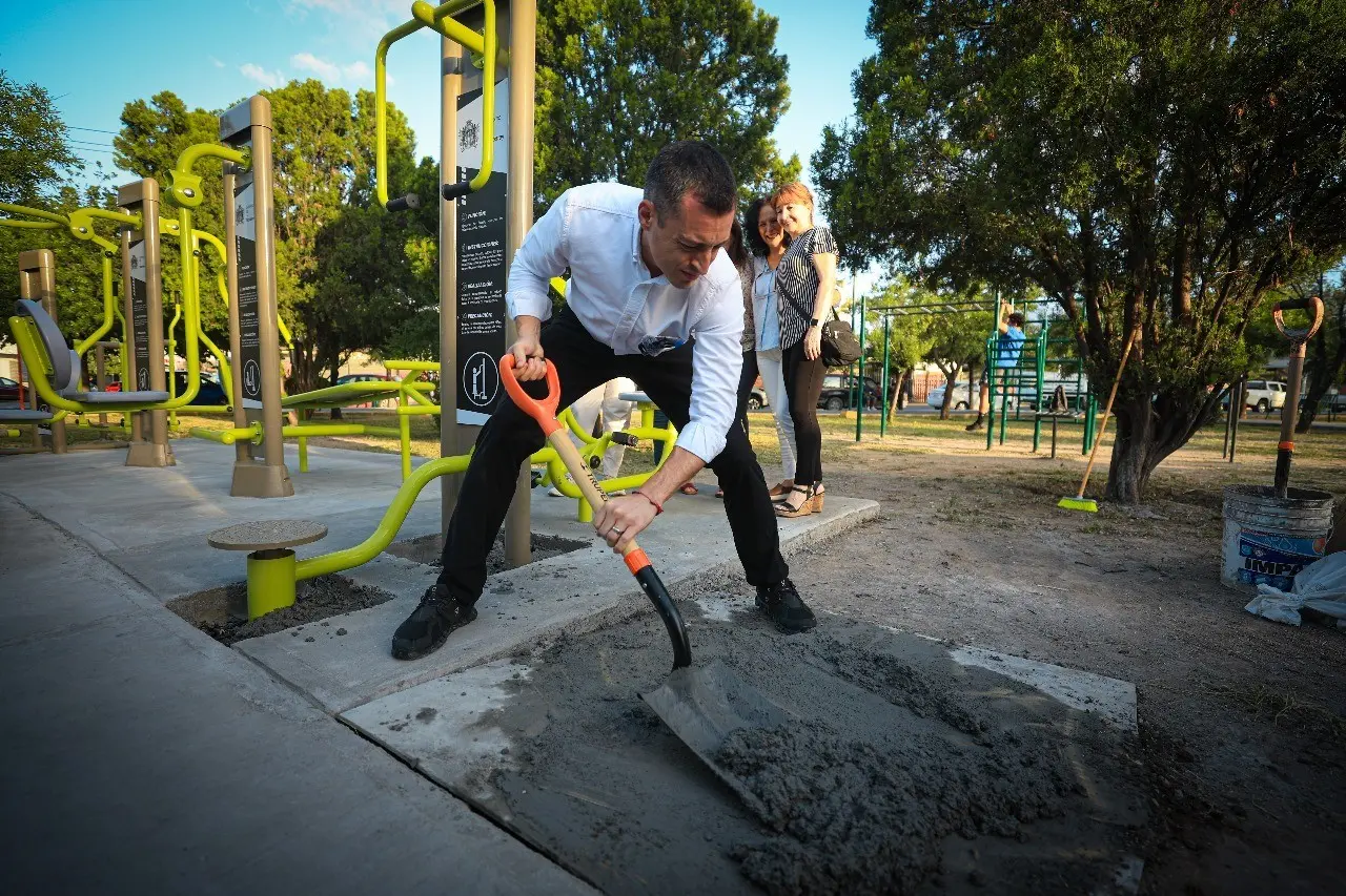 El gobierno de Monterrey ha rehabilitado más 403 plazas públicas. Foto. Gobierno de Monterrey