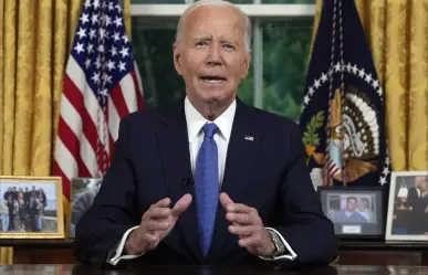 Joe Biden, relajado y sin candidatura da mensaje a EU