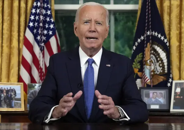 Joe Biden, relajado y sin candidatura da mensaje a EU