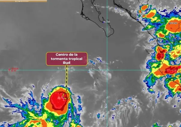 Se forma la tormenta tropical Bud en el Pacífico: sin afectaciones para BCS