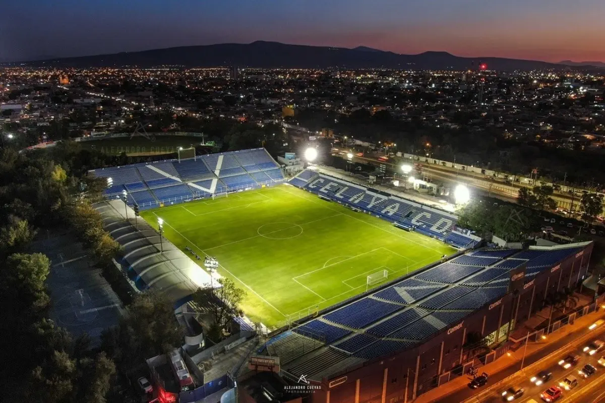 Estadio Miguel Alemán Valdés Foto: Facebook Club Celaya FC