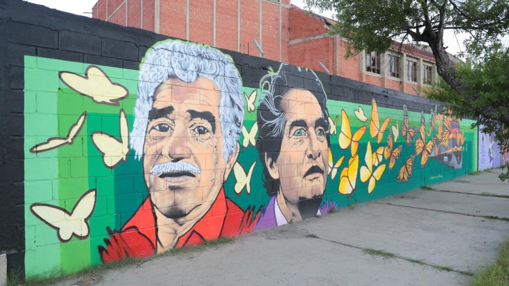 Artistas neolaredenses embellecen la imagen urbana con sus murales