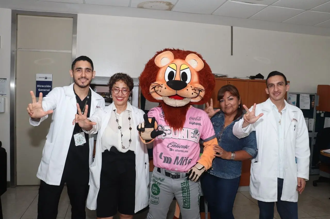 El HRAEPY y los Leones de Yucatán, comprometidos con  brindar esperanza y una nueva oportunidad de vida. Foto: Leones de Yucatán