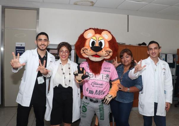 El HRAEPY y Leones de Yucatán unidos por la campaña Donar órganos es dar vida