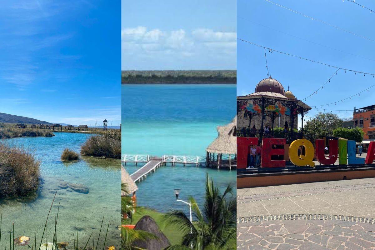 Destinos turísticos, Tequila, Bacalar y Cuatro Ciénegas. Foto: Especial