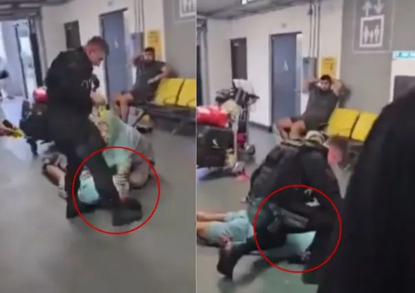 Policía de Manchester golpea y arresta a jóvenes árabes en aeropuerto (VIDEO)