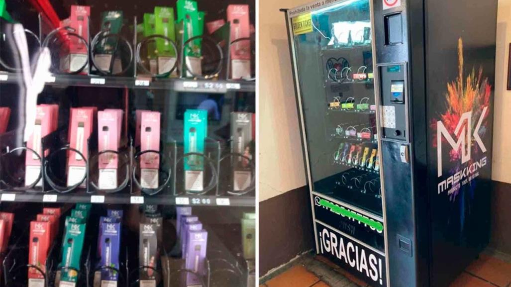 Máquinas expendedoras de vapes en Saltillo: operan desde la ilegalidad