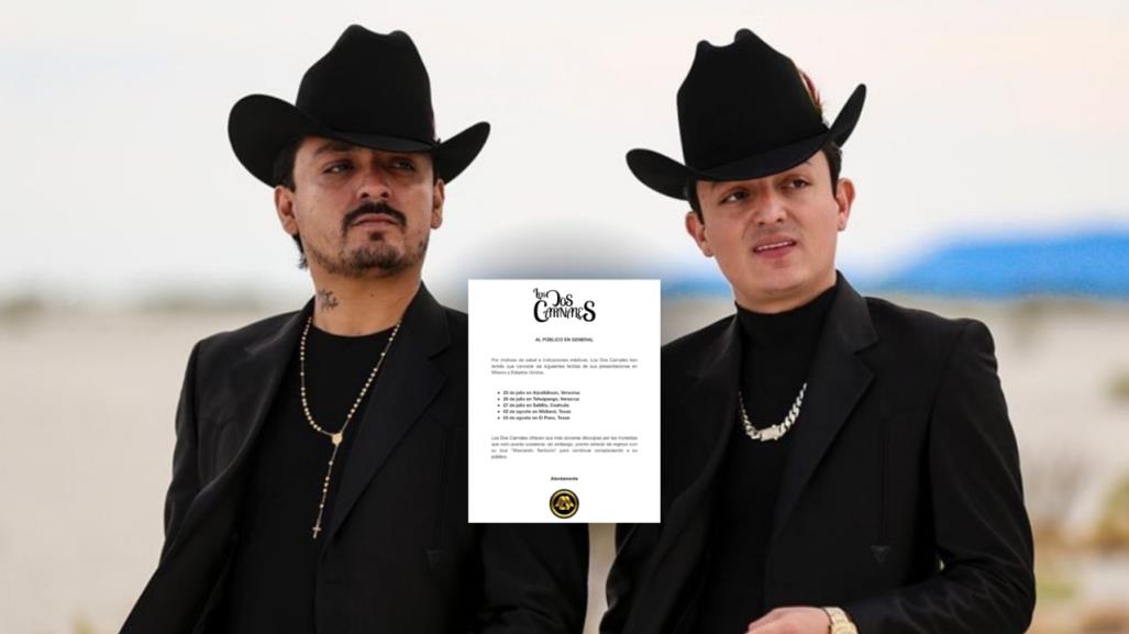 Cancelan show de Los Dos Carnales en la Feria de Saltillo por motivos de salud