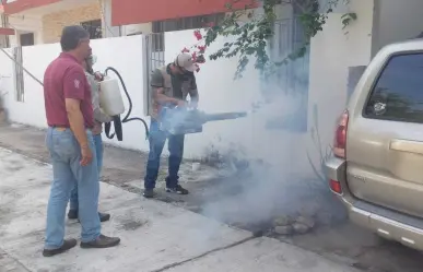 Refuerza SST campaña intensiva contra el dengue en Tamaulipas