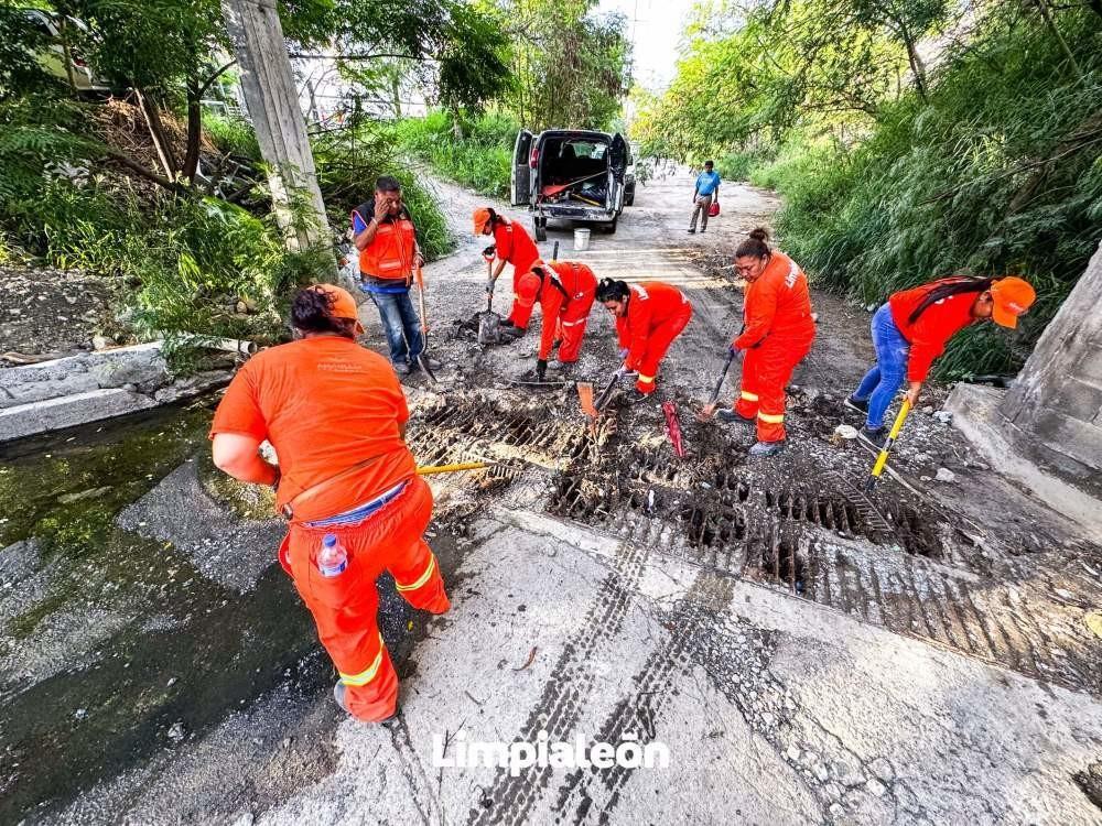 Limpialeón refuerza operativo de limpieza de alcantarillas por lluvias