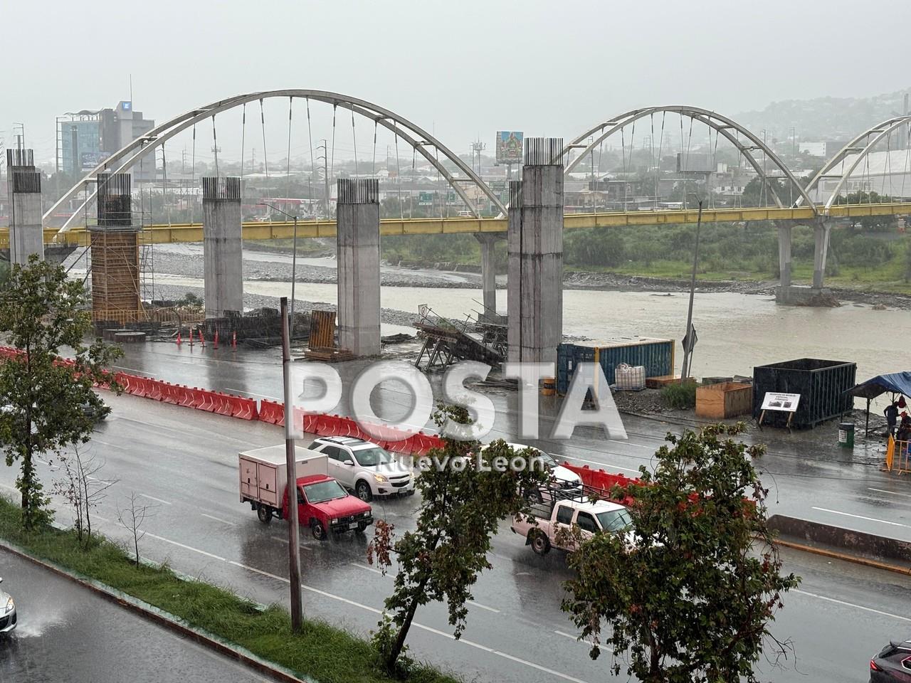 Intensas lluvias en área metropolitana de Monterrey. Foto. Diego Beltrán