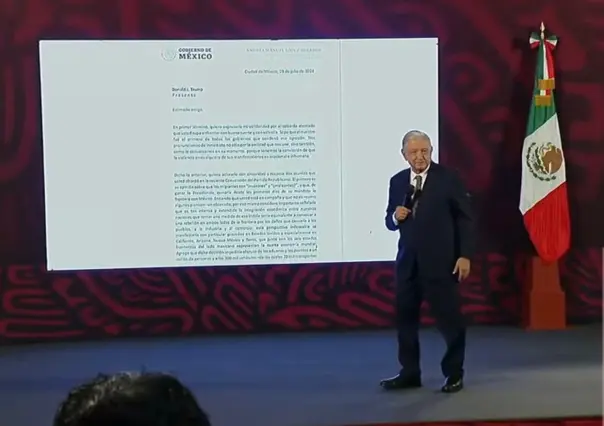 Esta es la carta que envió AMLO a Trump tras atentado