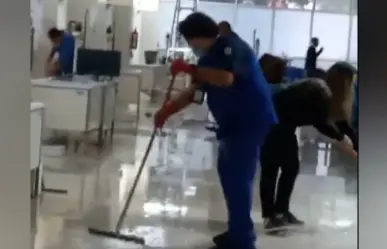 Afecta lluvia clínica 61 del IMSS en Naucalpan (VIDEO)