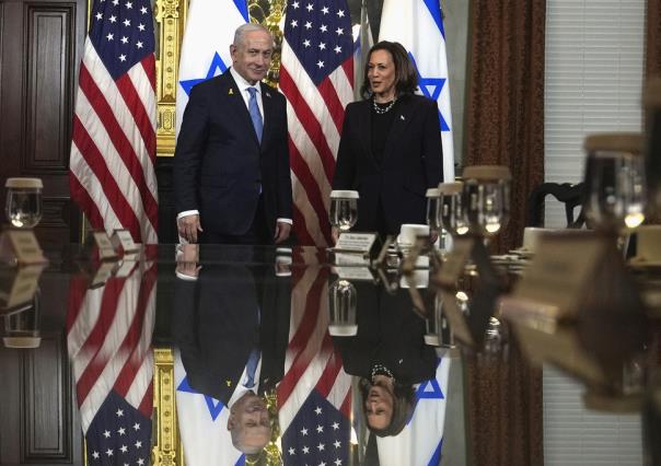 Kamala Harris presiona a Netanyahu por paz en Gaza