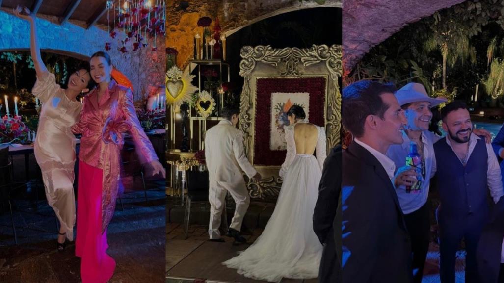 ¡Lylo y Rommel Pacheco asistieron a la boda de Christian Nodal y Ángela Aguilar!