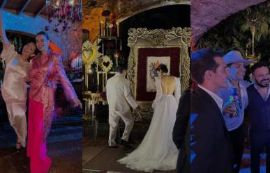 ¡Lylo y Rommel Pacheco asistieron a la boda de Christian Nodal y Ángela Aguilar!