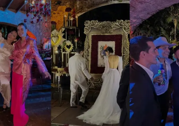 ¡Lylo y Rommel Pacheco asistieron a la boda de Christian Nodal y Ángela Aguilar!