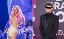 Karol G y Peso Pluma los máximos ganadores de los Premios Juventud 2024