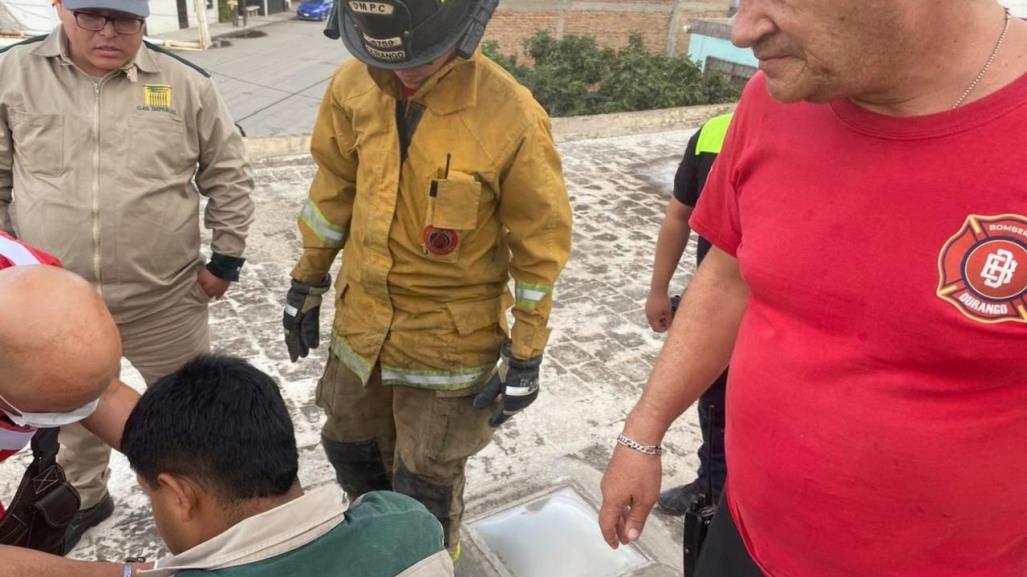 Trabajador del gas se electrocuta al cargar tanque en segundo piso