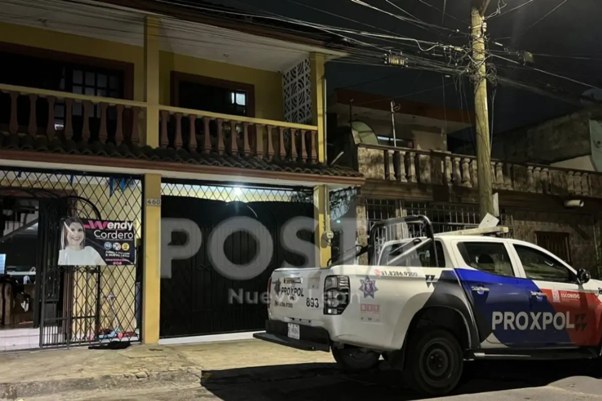 Domicilio en donde fueron hallados los 40 migrantes en Escobedo, Nuevo León. Foto: Raymundo Elizalde