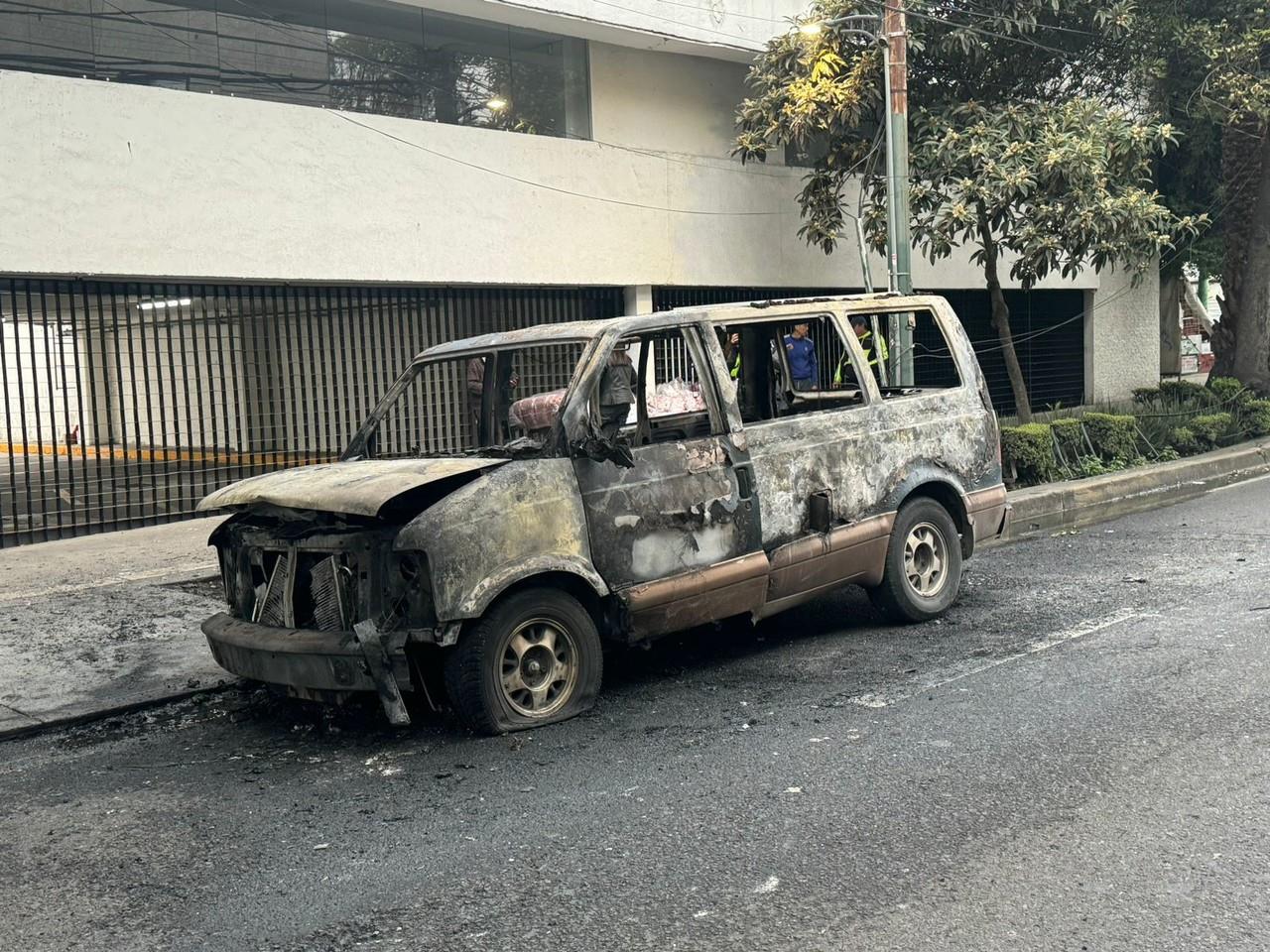 Camioneta siniestrada. Foto: Ramón Ramírez