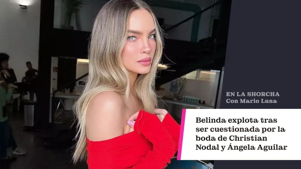 Belinda explota tras ser cuestionada por la boda de Nodal y Ángela Aguilar