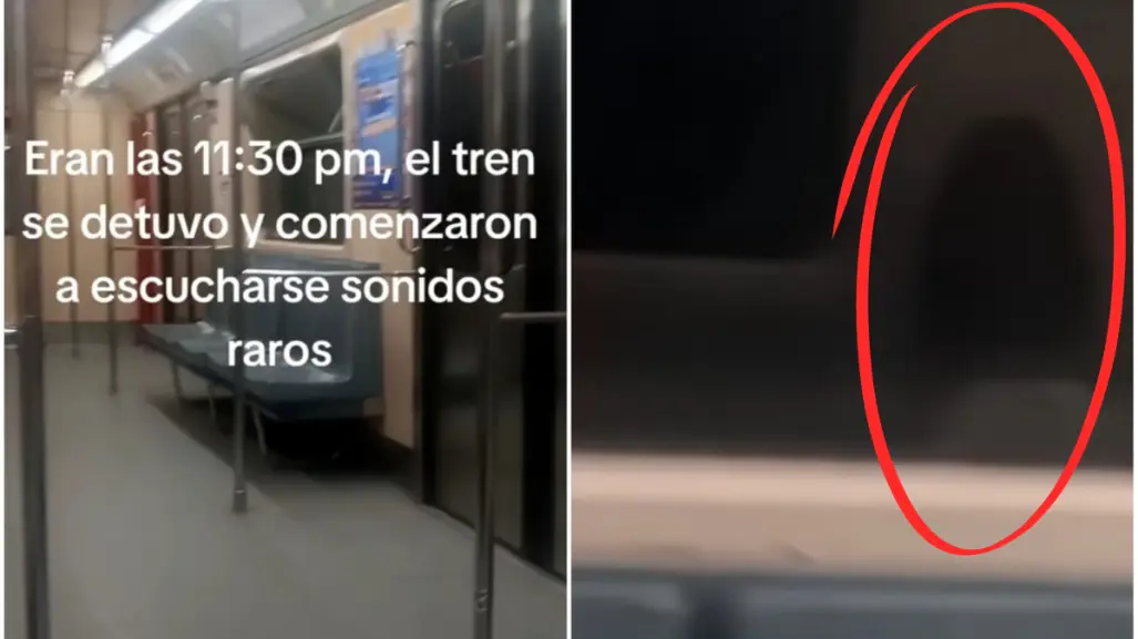 ¿La mujer sonriente? Captan sonidos y figura espectral en metro de CDMX (VIDEO)