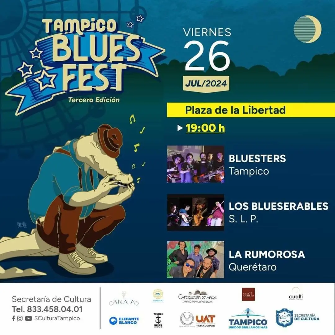 Tampico Blues Fest. Foto: blues fest