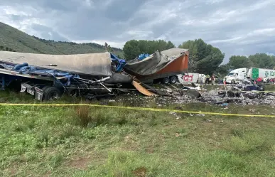 Nuevo accidente mortal en carretera 57: Fallecen 2 traileros y un menor de edad