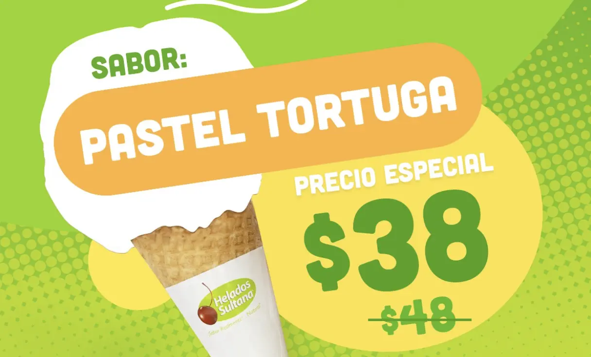 Los precios fuera de Nuevo León pueden variar y están sujetos a cambios sin previo aviso. Foto: Helados Sultana.