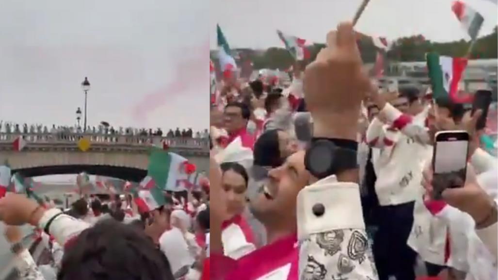 #VIDEO: Delegación Mexicana canta Cielito Lindo en la apertura de Olimpiadas