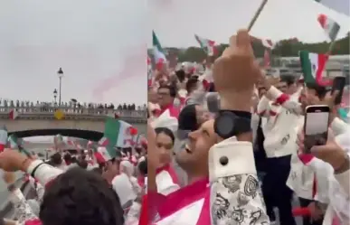 #VIDEO: Delegación Mexicana canta Cielito Lindo en la apertura de Olimpiadas