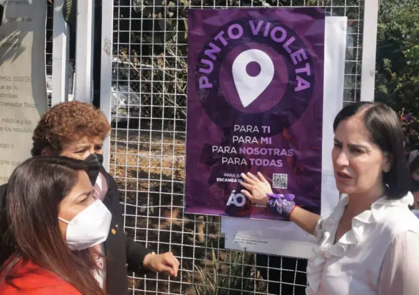 Protección a mujeres: Lía Limón instala más Puntos Violeta en Álvaro Obregón