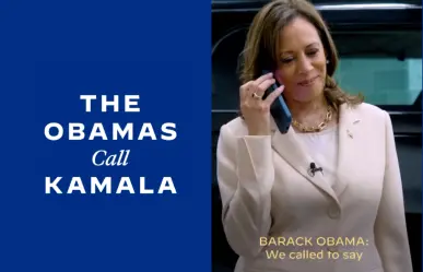 Los Obama respaldan a Kamala Harris como candidata demócrata a la presidencia