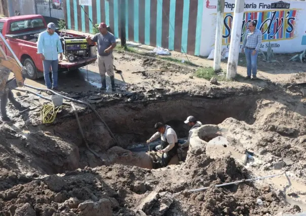 Por reparación de tubería, estas colonias en Piedras Negras se quedan sin agua