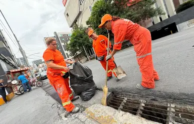 Limpialeón intensifica operativo por lluvias en Monterrey