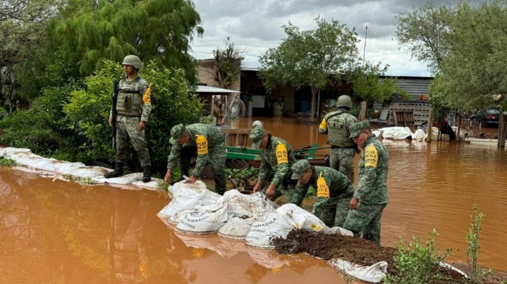 Lluvias causan afectaciones en Zacatecas; aplican Plan DN-IIIE