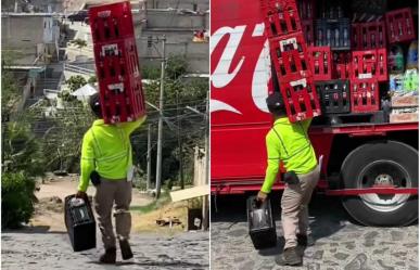 Trabajador de Coca Cola se vuelve tendencia por su destreza en redes sociales