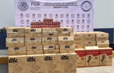 Aseguran FGR en Nuevo León más de 590 mil cigarros ilegales