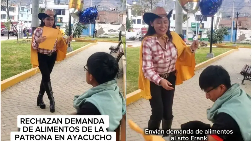 ¡La Patrona! Sorprenden a padre deudor con demanda de alimentos (VIDEO)