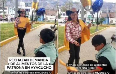 ¡La Patrona! Sorprenden a padre deudor con demanda de alimentos (VIDEO)