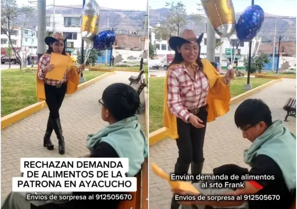 ¡La Patrona! Sorprenden a padre deudor con demanda de alimentos (VIDEO)