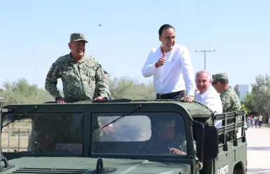 Ejército Mexicano y gobernador de Coahuila trabajan en equipo por la seguridad