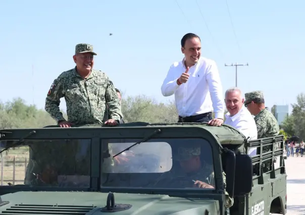 Ejército Mexicano y gobernador de Coahuila trabajan en equipo por la seguridad