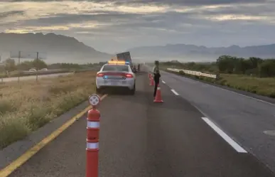 Cierre parcial de circulación en autopista Saltillo-Torreón por accidente