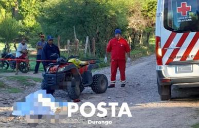 Adulto mayor muere al caer de una cuatrimoto en Nombre de Dios